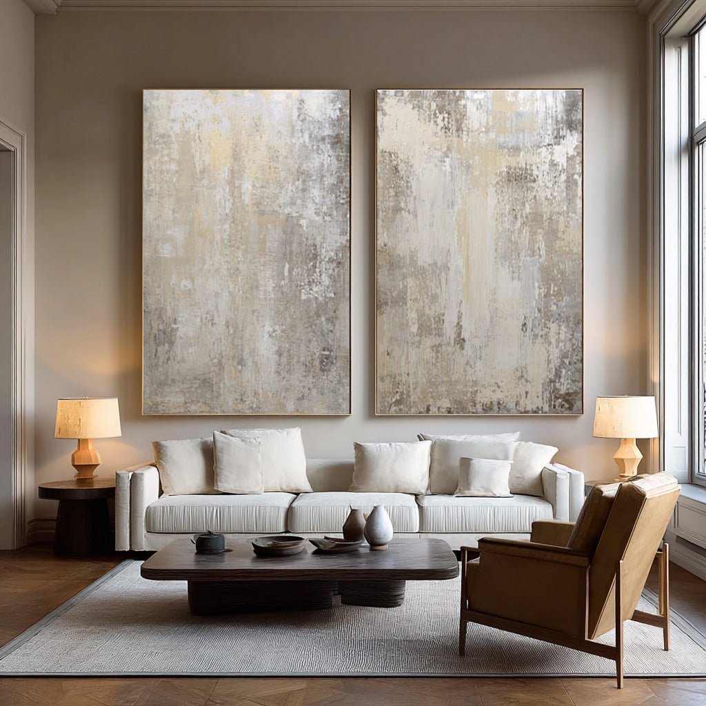 Set of 2 Wabi Sabi Wall Art RAB123 - royalbrushart