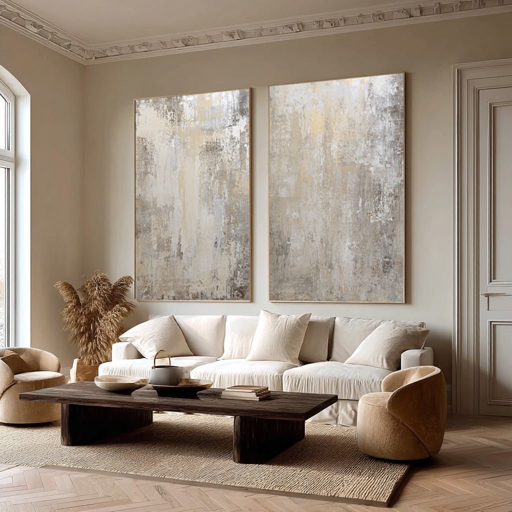 Set of 2 Wabi Sabi Wall Art RAB123 - royalbrushart