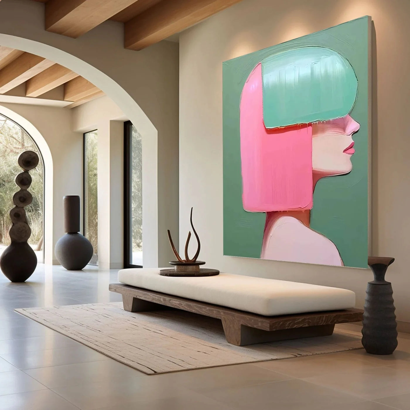 Plaster Art Texture Painting #RAB833