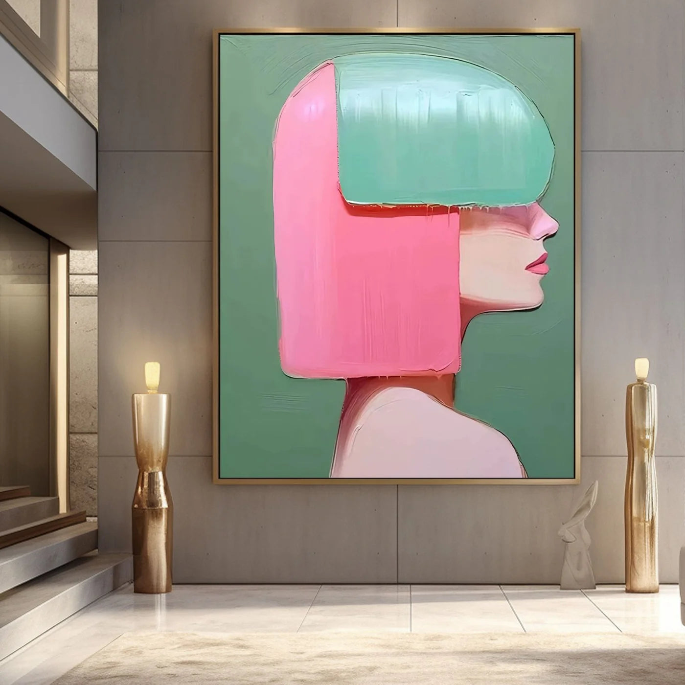 Plaster Art Texture Painting #RAB833