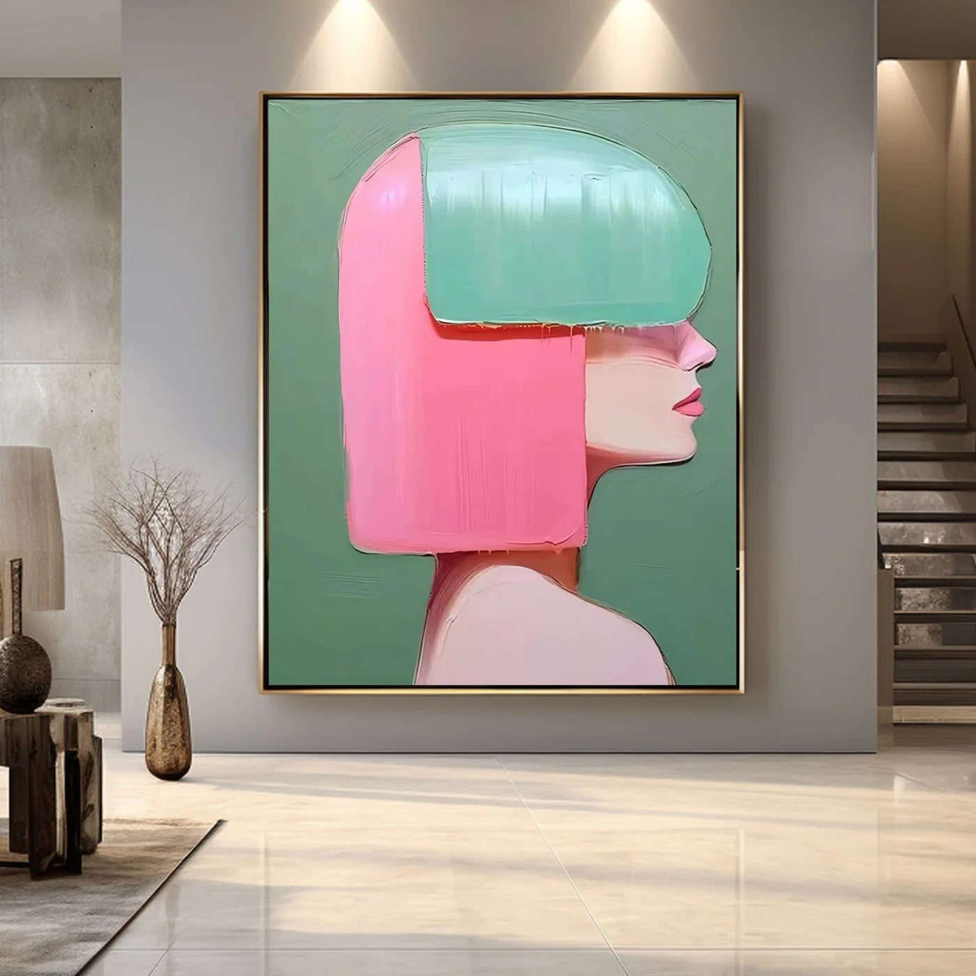 Plaster Art Texture Painting #RAB833