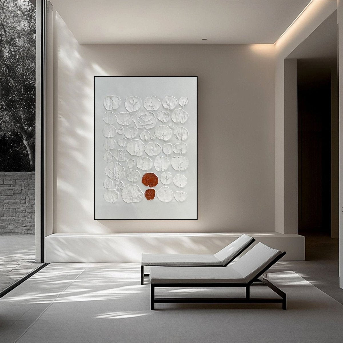 Plaster Art Texture Painting HBV164 - royalbrushart