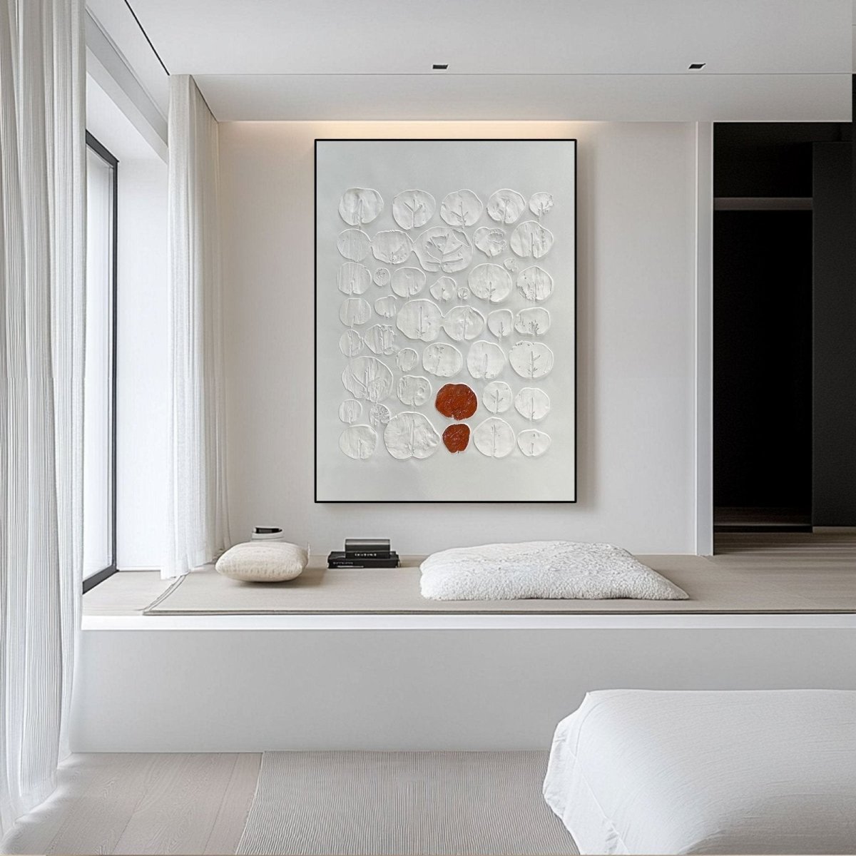 Plaster Art Texture Painting HBV164 - royalbrushart
