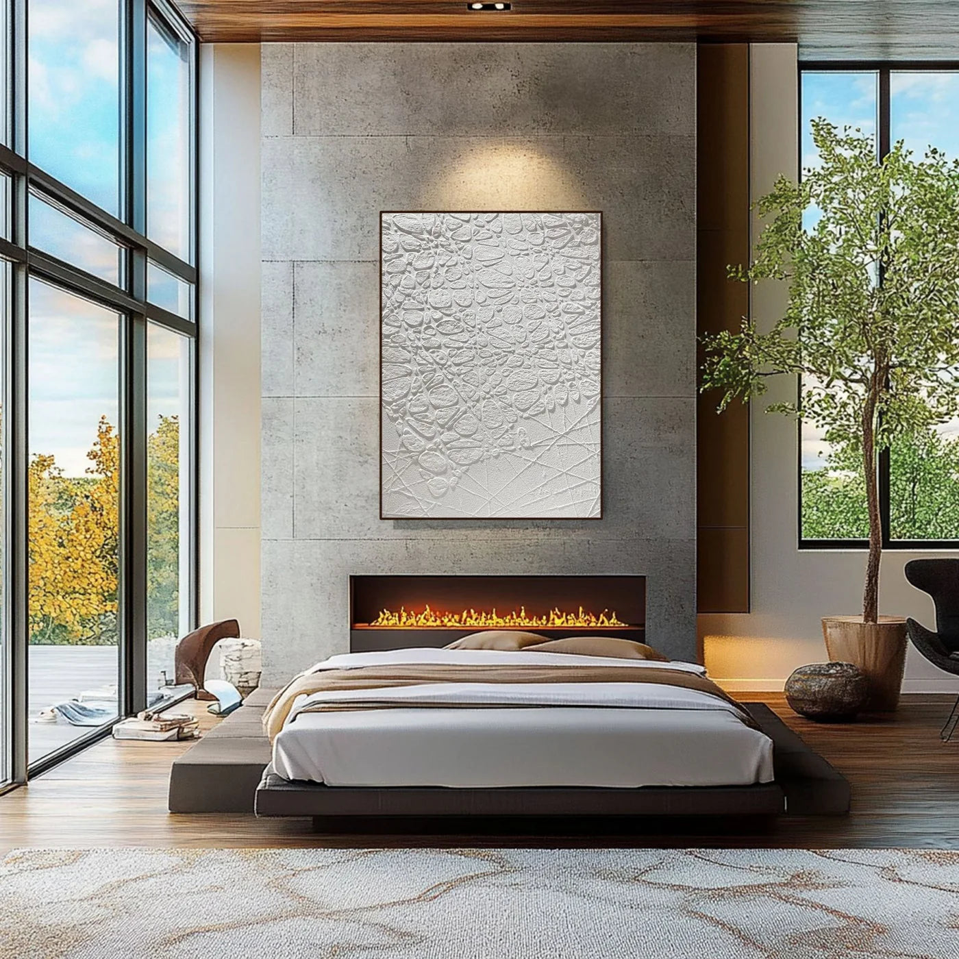 Plaster Art Texture Painting #HBV323