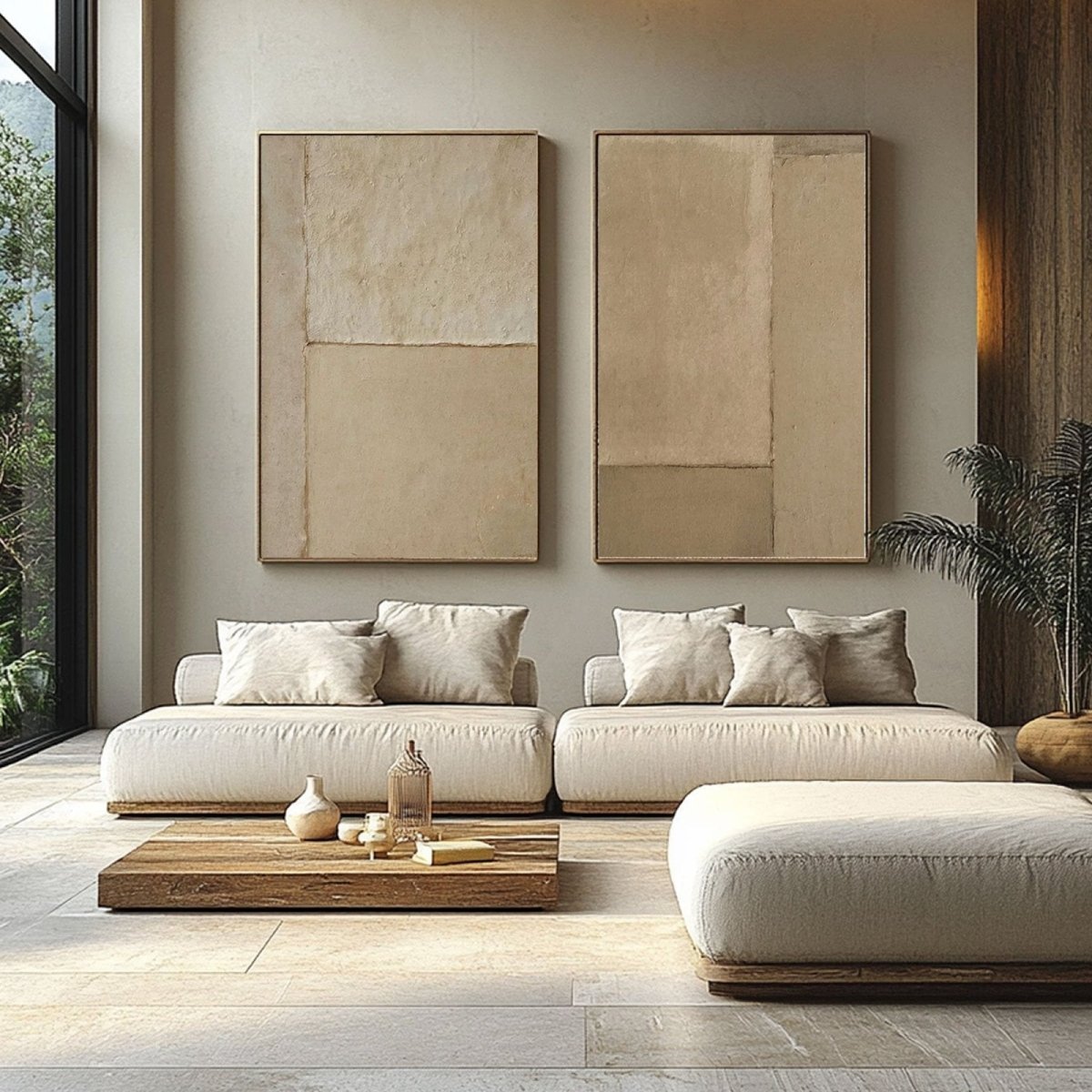 Abstract Painting Set of 2 RAB949 - royalbrushart