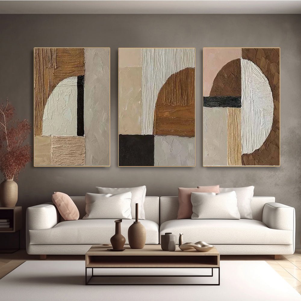 Abstract Painting Set of 3 RAB972 - royalbrushart