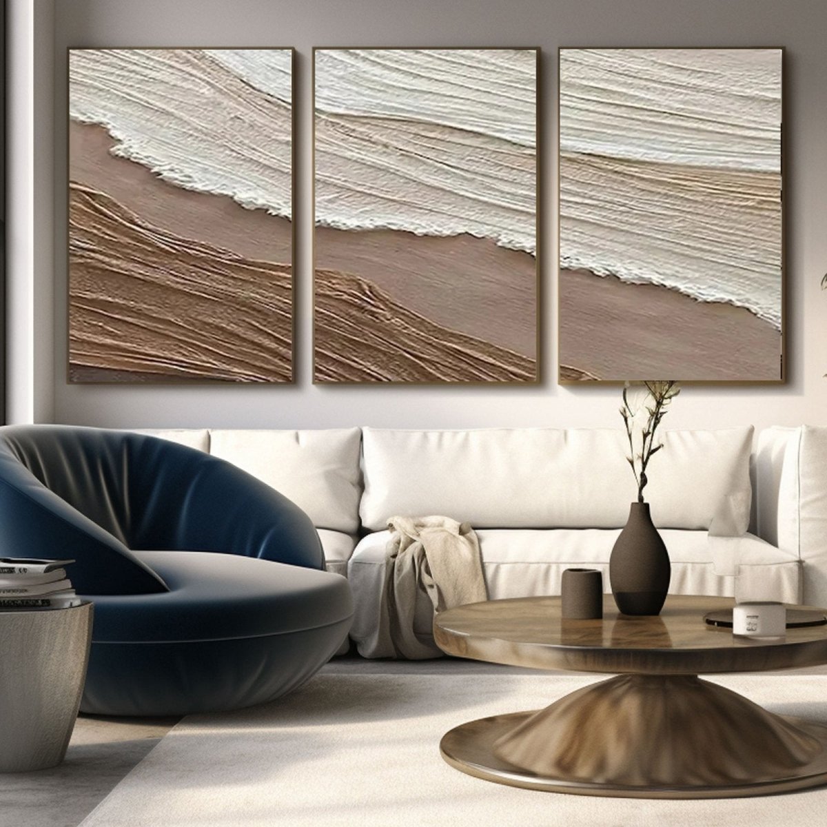 PLASTER ART TEXTURE PAINTING SET OF 3 RAB979 - royalbrushart