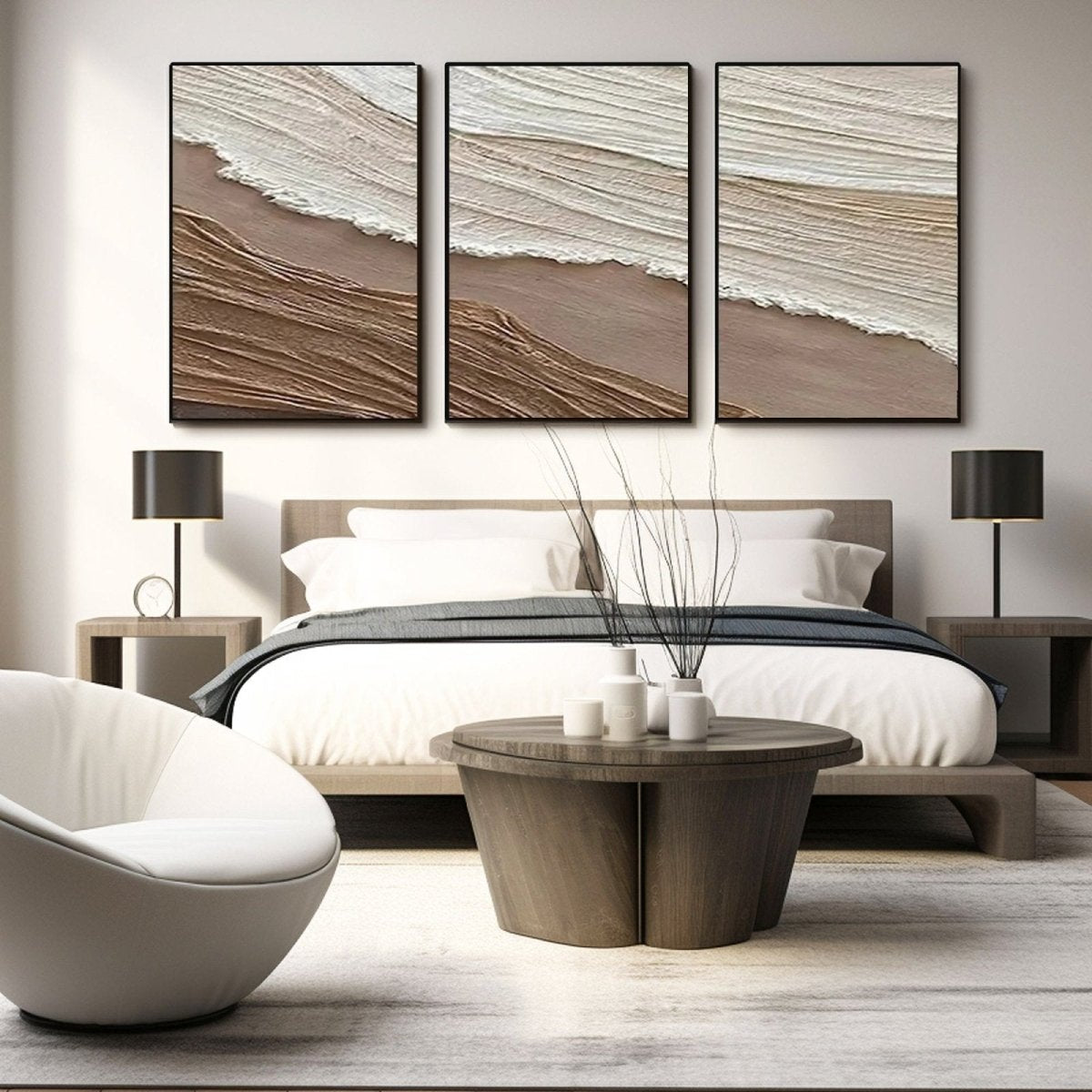 PLASTER ART TEXTURE PAINTING SET OF 3 RAB979 - royalbrushart