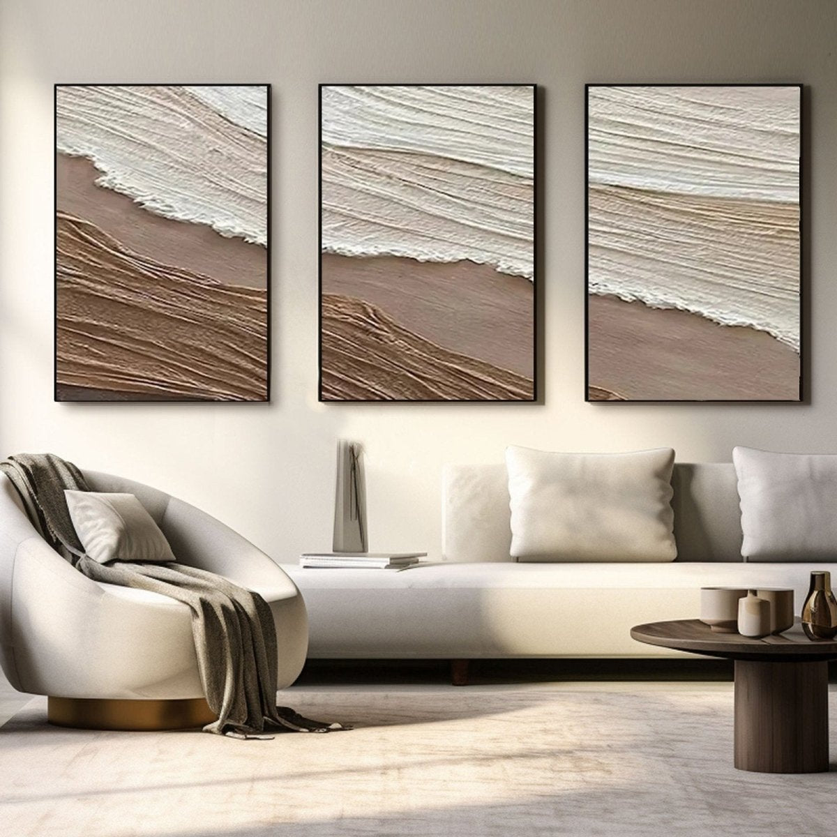 PLASTER ART TEXTURE PAINTING SET OF 3 RAB979 - royalbrushart