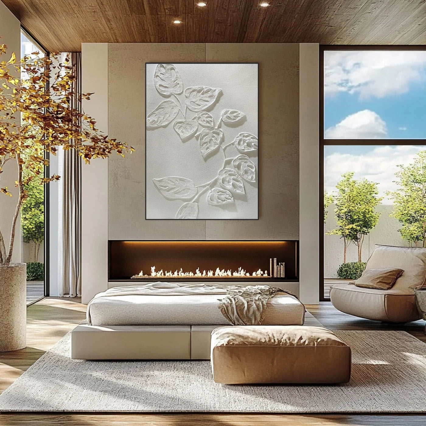 Plaster Art Texture Painting #HBV314