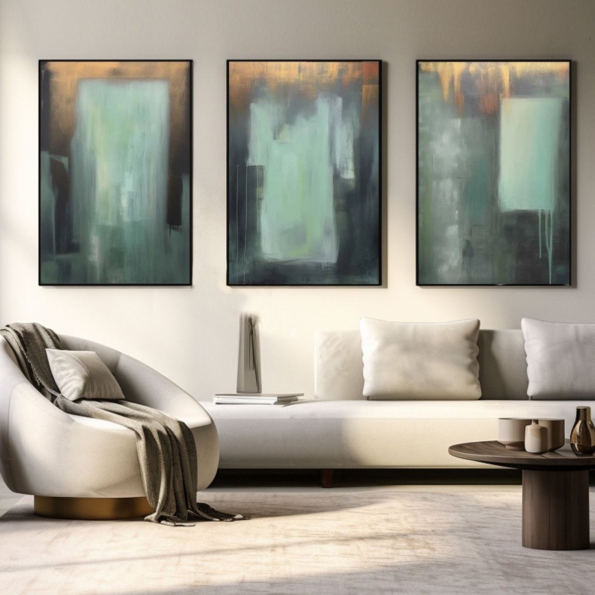 Abstract Painting Set of 3 RAB975 - royalbrushart