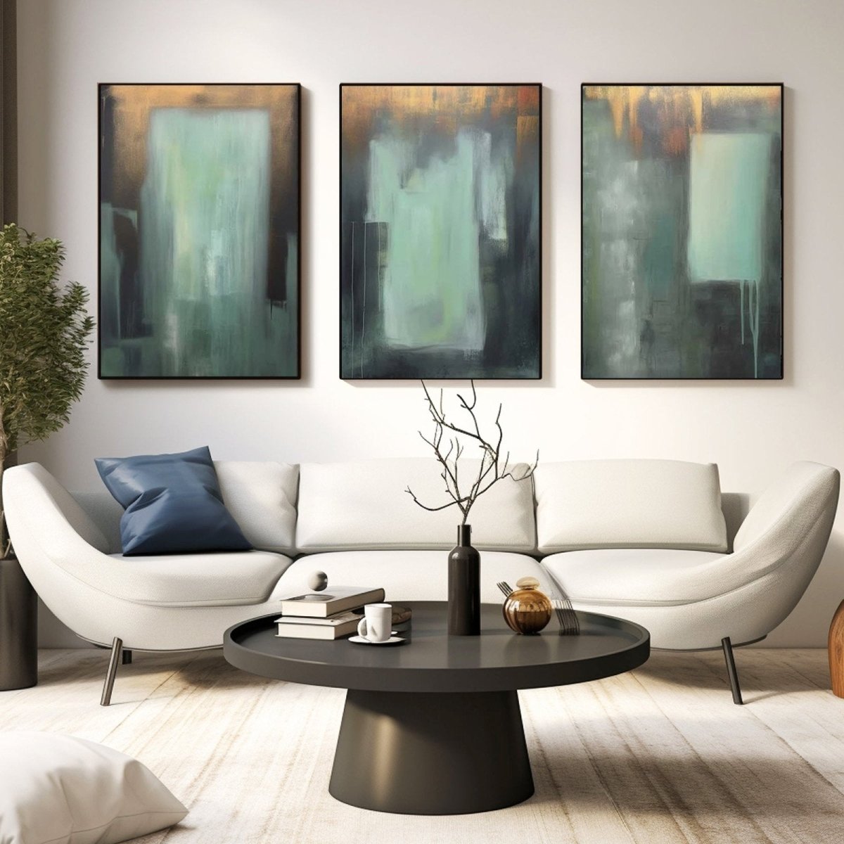 Abstract Painting Set of 3 RAB975 - royalbrushart