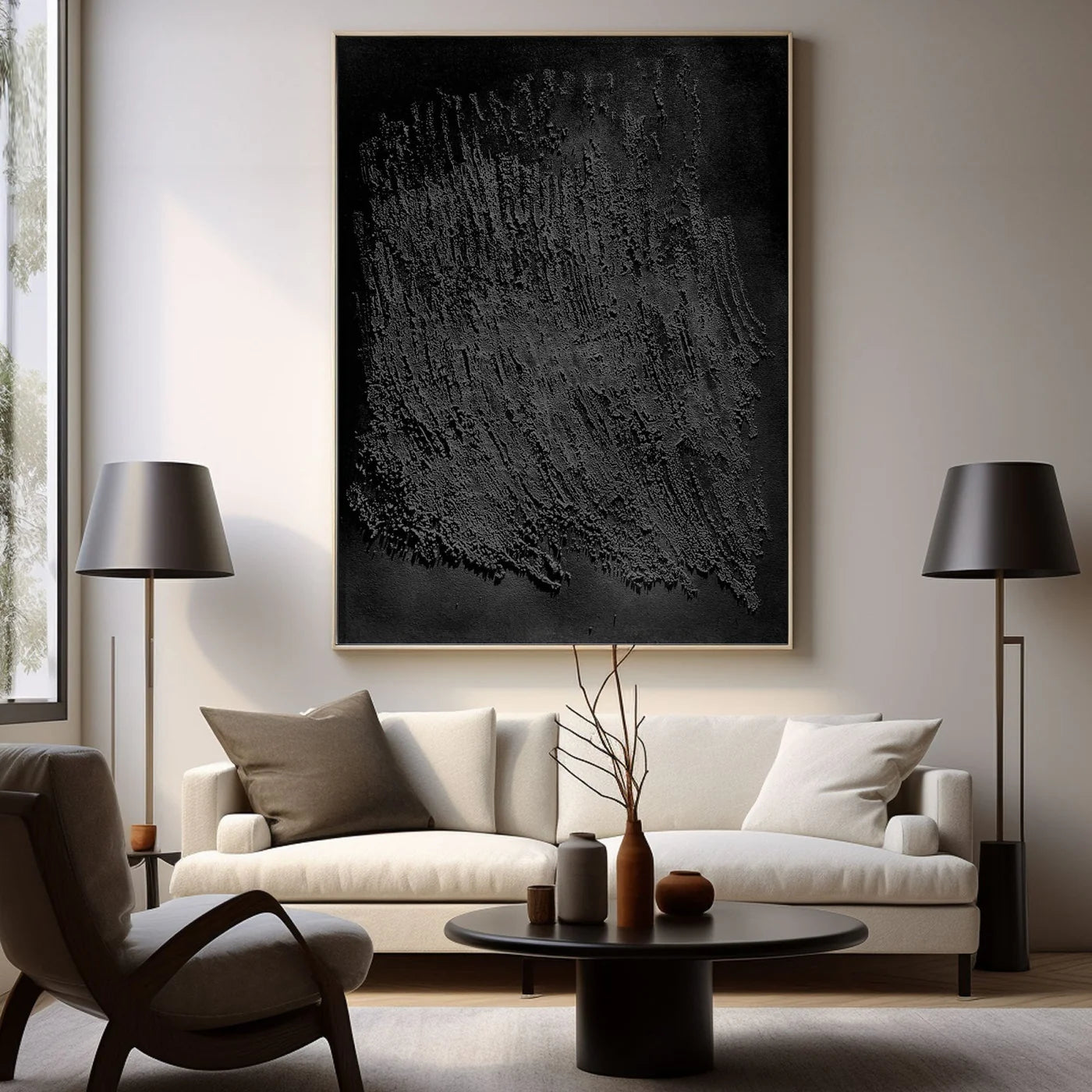 Plaster Art Texture Painting #HBV139