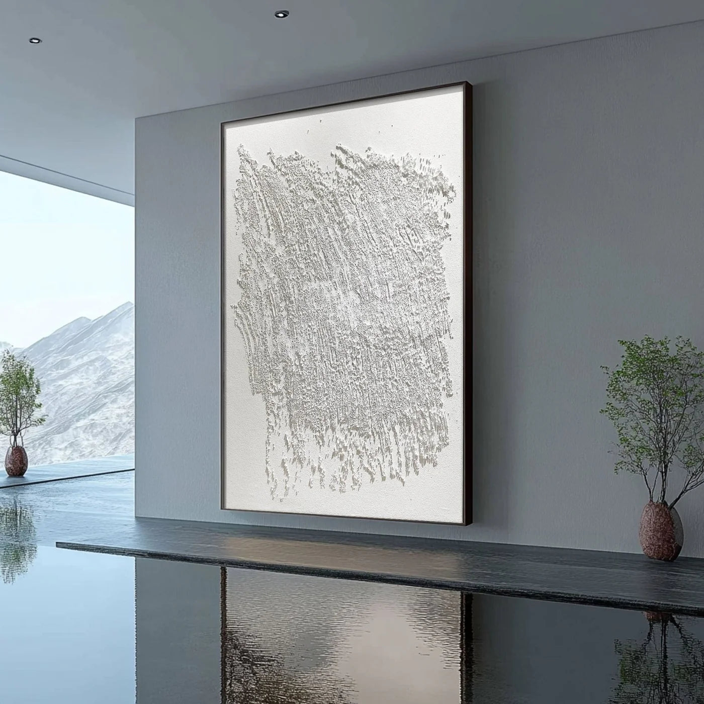 Plaster Art Texture Painting #HBV135